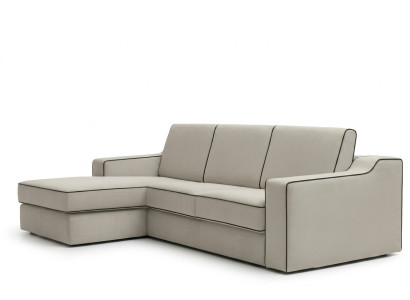 Design Textil Moderne Couch Luxus Ecksofa L-Form Möbel Polster Beige alfitalia