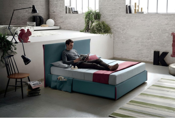 Design Hotel Möbel Italien Möbel Luxus Betten Doppelbett 180x200 cm Modern Style
