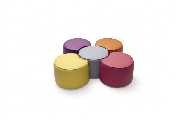 Sitzhocker Hocker Ottomane Fußhocker 5x Hocker Bank Sitz Hocker Set Gruppe