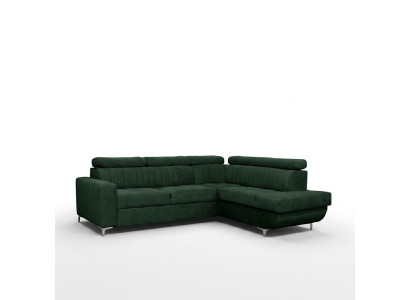 Sofas L-Form Textil Couch Ecke Sitz Sofa Wohnzimmer modern Grüne Couchen Möbel