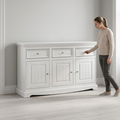 Anrichte Landhaus Stil Kommoden Sideboard Echtholz Möbel Bauern Schrank Kommode