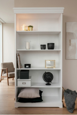 Klassisch Regal Wohnzimmer Schränke Holz Regale Bücherschrank Landhaus Stil