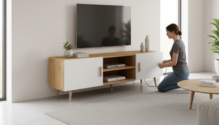 Low Board Schrank Wohn Zimmer Regal Luxus Designer rtv tv Kommode Anrichte Side