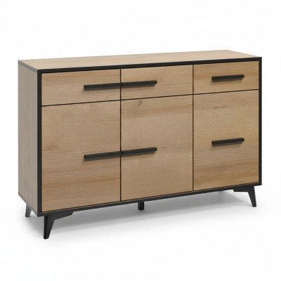 Luxus Schrank Holz Stil Möbel Holz Wohnzimmer Kommode Anrichte Vitrine Komoden