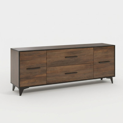 Wohnzimmer Holz Möbel Sideboard tv Lowboard rtv Schrank Italienische Möbel Neu