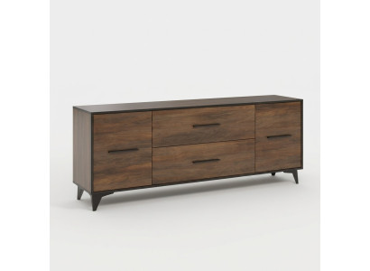 Wohnzimmer Holz Möbel Sideboard tv Lowboard rtv Schrank Italienische Möbel Neu