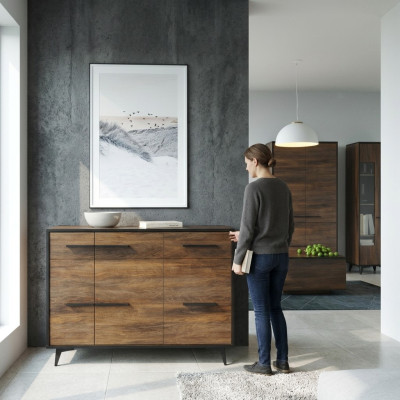 Wohnzimmer Schau Schränke Design Italiensiche Möbel Vitrine Schrank Vitrinen Neu