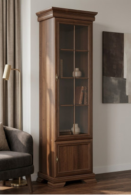 Vitrinen Vitrinenschrank Schrank Glasschrank Bücher Klassische Vitrine Kommoden