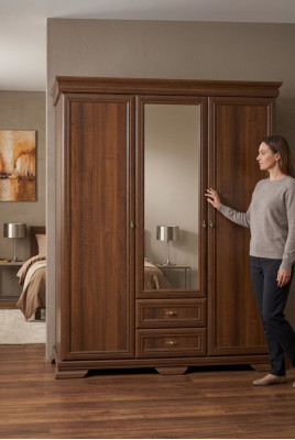Kleiderschränke Spiegel Möbel Wohnen Möbel Holz Kleider Schrank Design Neu