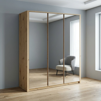 Kleiderschränke Spiegel Holz Kleiderschrank Möbel Schränke Kleider Schrank Neu