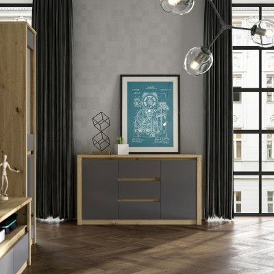 Möbel Holz Schränke Sideboard Kommoden Massive Kommode Anrichte Schrank Neu