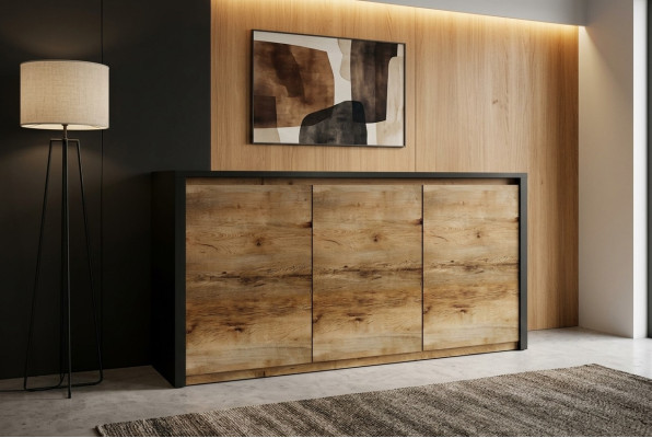 Designer Kommoden Regale Schrank Schränke Holz Schränk Braun Hochschrank Kommode