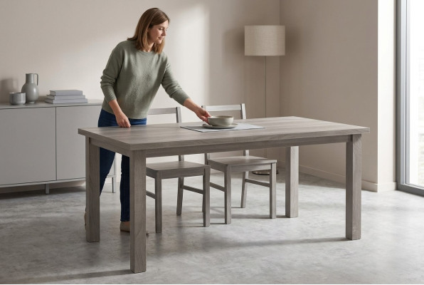 Design Holz Konferenztisch Neu Vollholz Möbel Esstisch Besprechungs Tisch Büro