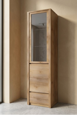 Designer Hoch Schrank Kommode Vitrine Holz Luxus Schränke Side Low Board