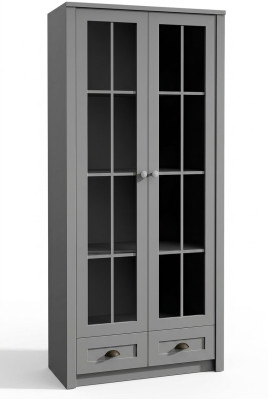 Vitrine Regal Aktenschrank Glasschrank Antik Luxus Schrank Holz Möbel Schränke