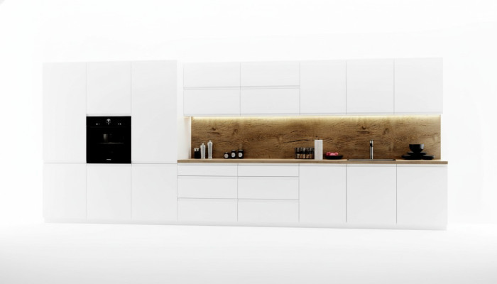 Küchenzeile Hängeschränke Küche Komplett Design Küchen Holz Möbel Einrichtung