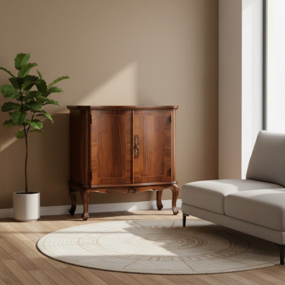 Schrank tv Stand Wohnzimmer Aufbewahrung Kommode Echtholz Einheit Media Regal