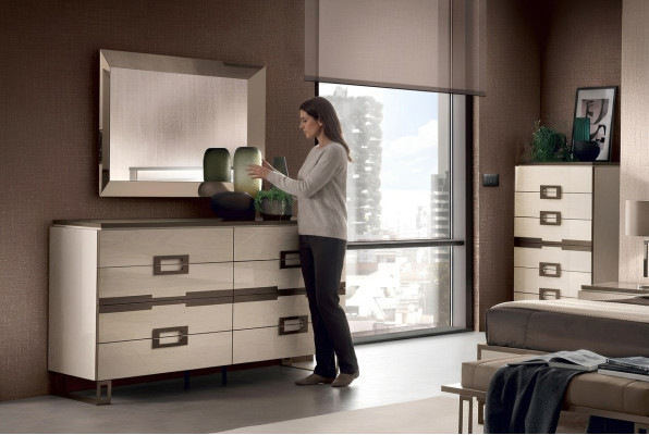 Design Kommode Möbel Sideboard Klassisch Wohnzimmer Holz Modern Luxus Italien