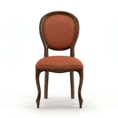 Stuhl Braun Design Wohnzimmer Esszimmer Holz Stühle Polster Lehnstuhl Möbel Neu