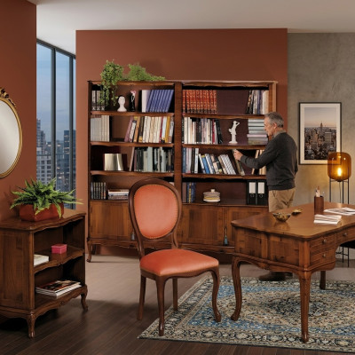 Büromöbel Set Büro komplett Bürotisch Büroschrank Massivholz Echtholz Italien