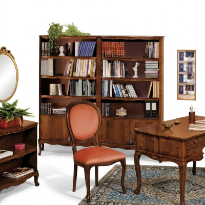 Bücherregal Holzregal Freistehendes Büroregal Elegantes braunes Bücherregal Neu