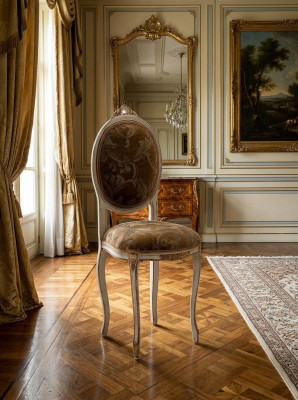 Design Polsterstuhl Royal Stühle Esszimmerstuhl Bürostuhl Stuhl Barock Art déco