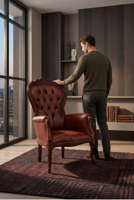 Sessel Designer Stuhl Polster Relax Stoff Textil Lounge Club Einsitzer Möbel Neu