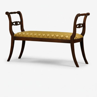 Ottomane Chaiselounge Sitzbank Gepolstert Hocker Fußhocker Beistellhocker Bank