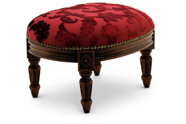 Luxuriöser Design-Polsterhocker: Multifunktionaler Sitzhocker in exquisitem Stil
