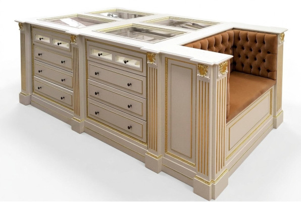 Insel Begehbarer Kleiderschrank Kommode Ankleide Zimmer Kommoden Hocker Kleider