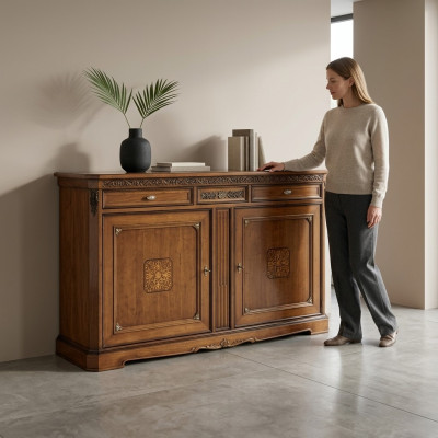 Anrichte Schubladen Schränke Kommoden Sidebaord Neu Kommode Holz Design Schrank