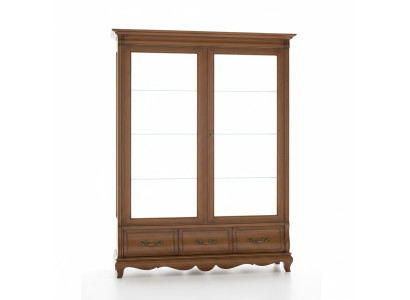 Klassische Regale Schränke Einrichtung Vitrine xxl Glasschrank Anrichte Möbel
