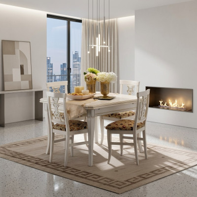 Möbel Einrichtung Tische Massivholz Tisch Neu Luxus Esstisch Italienische Design