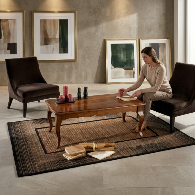 Wohnzimmer Tische Barock Holz Couchtische Massiv Klassischer Couchtisch Tisch