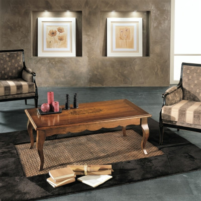 Wohnzimmer Tische Barock Holz Couchtische Massiv Klassischer Couchtisch Tisch