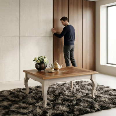 Couch Tisch Kaffee Tische Wohnzimmer Massiv Beistell Luxus Couchtisch Design