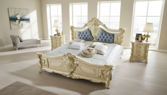 Möbel Design Möbel Italien Bett Möbel Doppelbett Naturholz Schlafzimmer