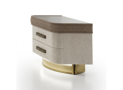Schlafzimmer Konsolen Nachttisch Beistelltisch Modern Design Möbel HolzBeige Neu