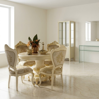 Esszimmer Set Tisch + 4 Stühle Esszimmerstuhl Set Tisch Gruppe Garnitur 5 tlg.
