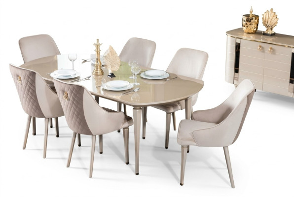 Möbel Esszimmer Tische Einrichtung Esstisch Luxus Tisch Massiv Holz Esstische