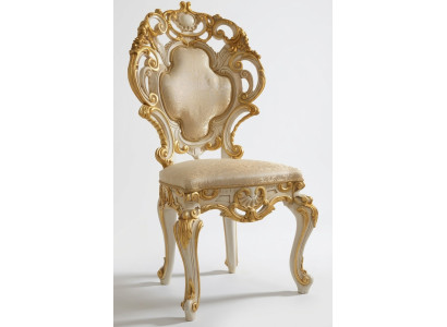 Esszimmer Stühle Holz Luxus Sessel Stuhl Weiß Stühle Wohnzimmer Möbel Barock Neu