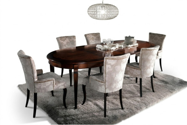 Luxus Esstisch Italienische Design Möbel Einrichtung Tische Massivholz Tisch Neu