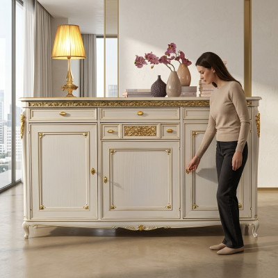 Luxus Kommode Anrichte Sideboard Antik Stil Kommoden Italienische Luxus Möbel
