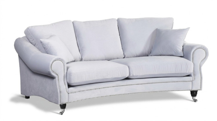 Sofa 3 Sitz Couch Polster Sofas Couchen Wohnzimmer Design Textil Dreisitzer