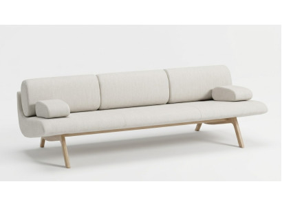 Designer Sofa 3 Sitzer Couch Polster Sofas Designsofa Neu Sitz Dreisitzer Holz