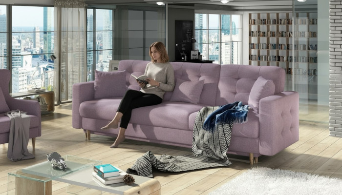Sofa 3 Sitzer Sofas Sitz Couch Polster Garnitur Modern Couchen Dreisitzer Textil