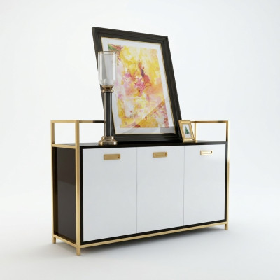 Design Kommode Schrank Luxus Edelstahl Kommoden Schrank Dekorative Regal
