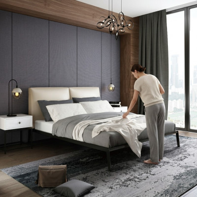 Luxus Schlafzimmer Bett Dekor Polster Design Luxus Doppel Hotel Betten