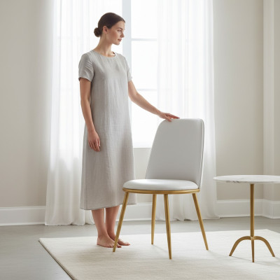 Stuhl Ess Zimmer Club Stühle Polsterstuhl Sessel Neu Lounge Deko Designer
