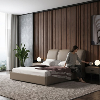 Designer Italienische Möbel Bett Doppel Schlazimmer 180x200cm Neu
